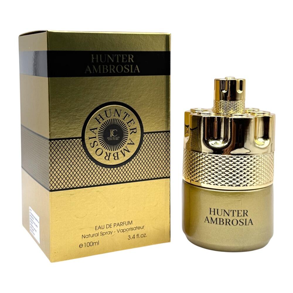 Hunter Ambrosia by Fragrance Couture 100ml Eau de Parfum bottle and box