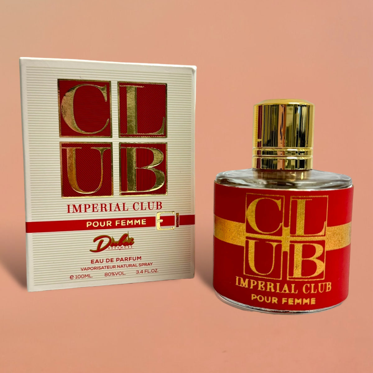 Imperial Club Pour Femme by Dubai Essences 100ml EDP bottle and box