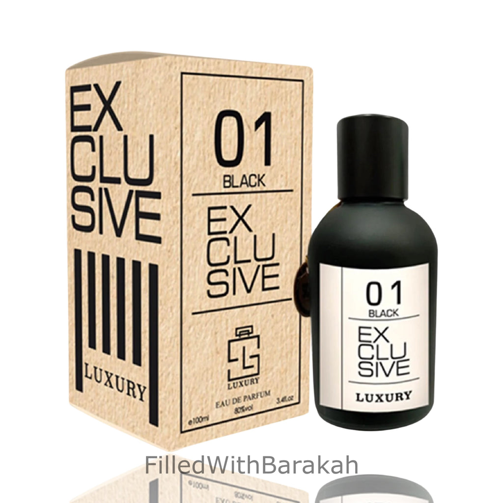 Number One Black Exclusive — box and bottle alternate