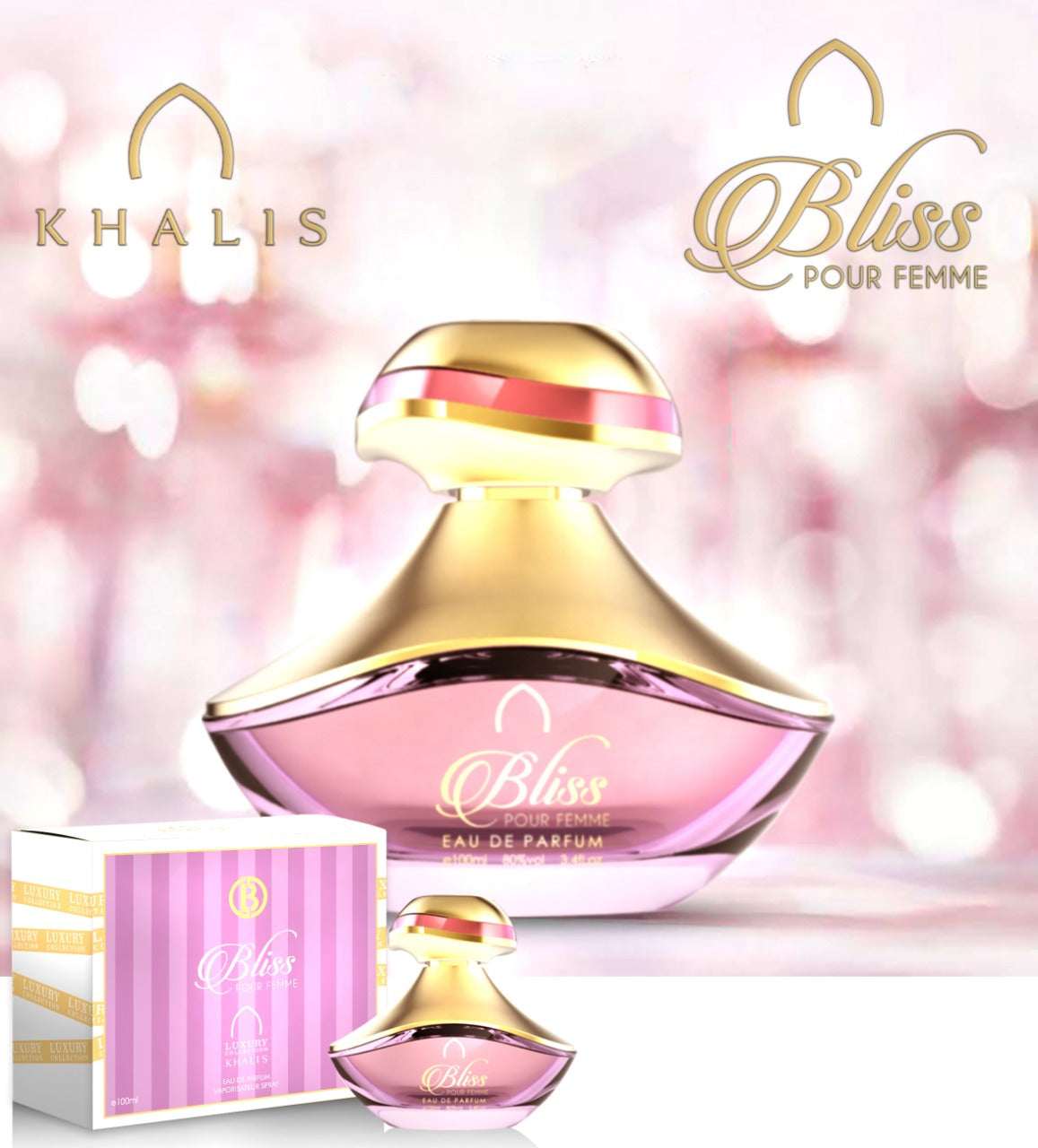 Bliss Pour Femme by Khalis Luxury Collection 100ml EDP