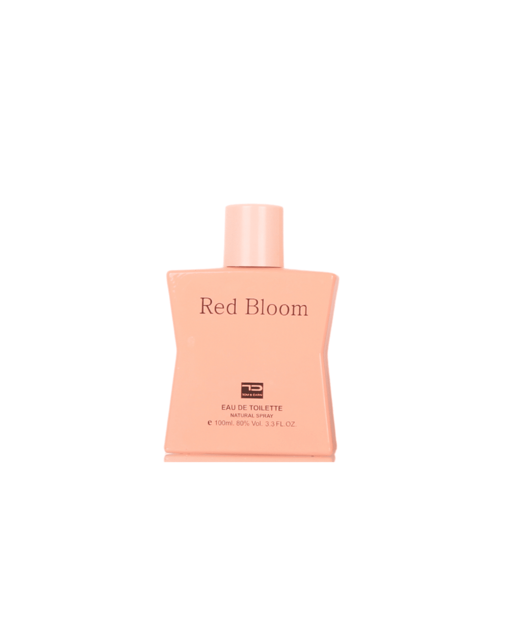 Red Bloom by Tom and Darin, 100ml — peach bottle