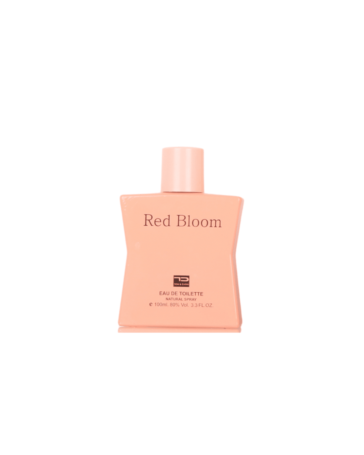 Red Bloom by Tom and Darin, 100ml — peach bottle