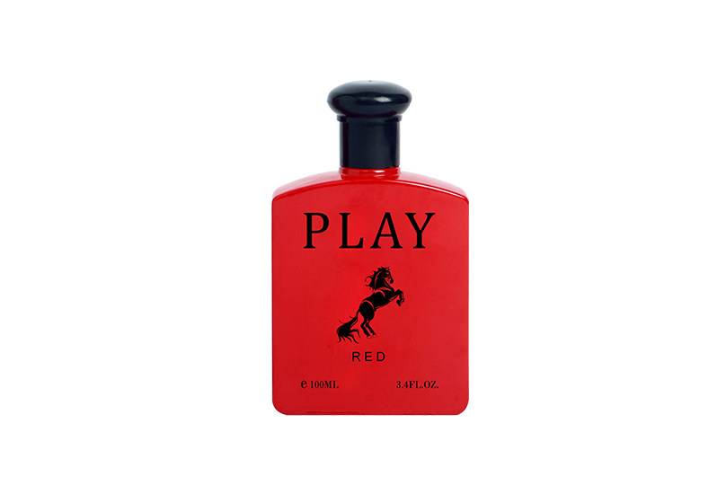 Play Red by EBC Collection, 100ml EDT — red bottle