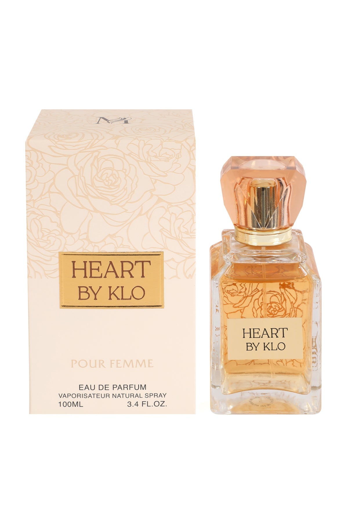 Heart by KLO Eau de Parfum 100 ml bottle and box