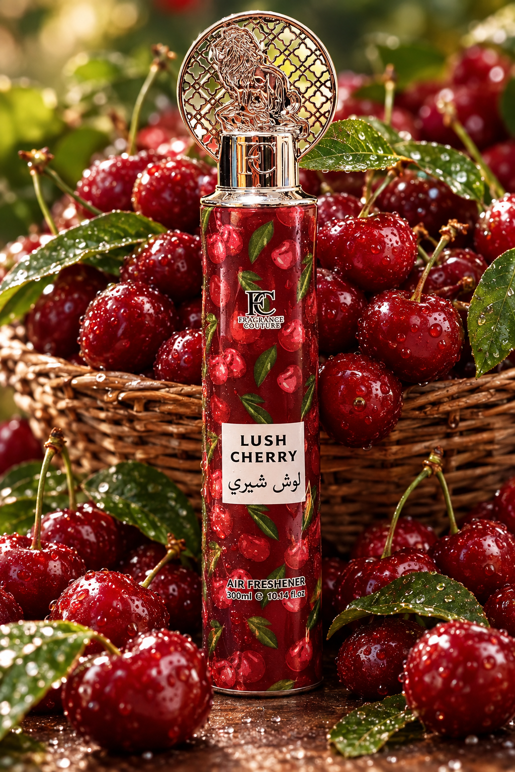 Lush Cherry Air Freshener by Fragrance Couture, 300ml