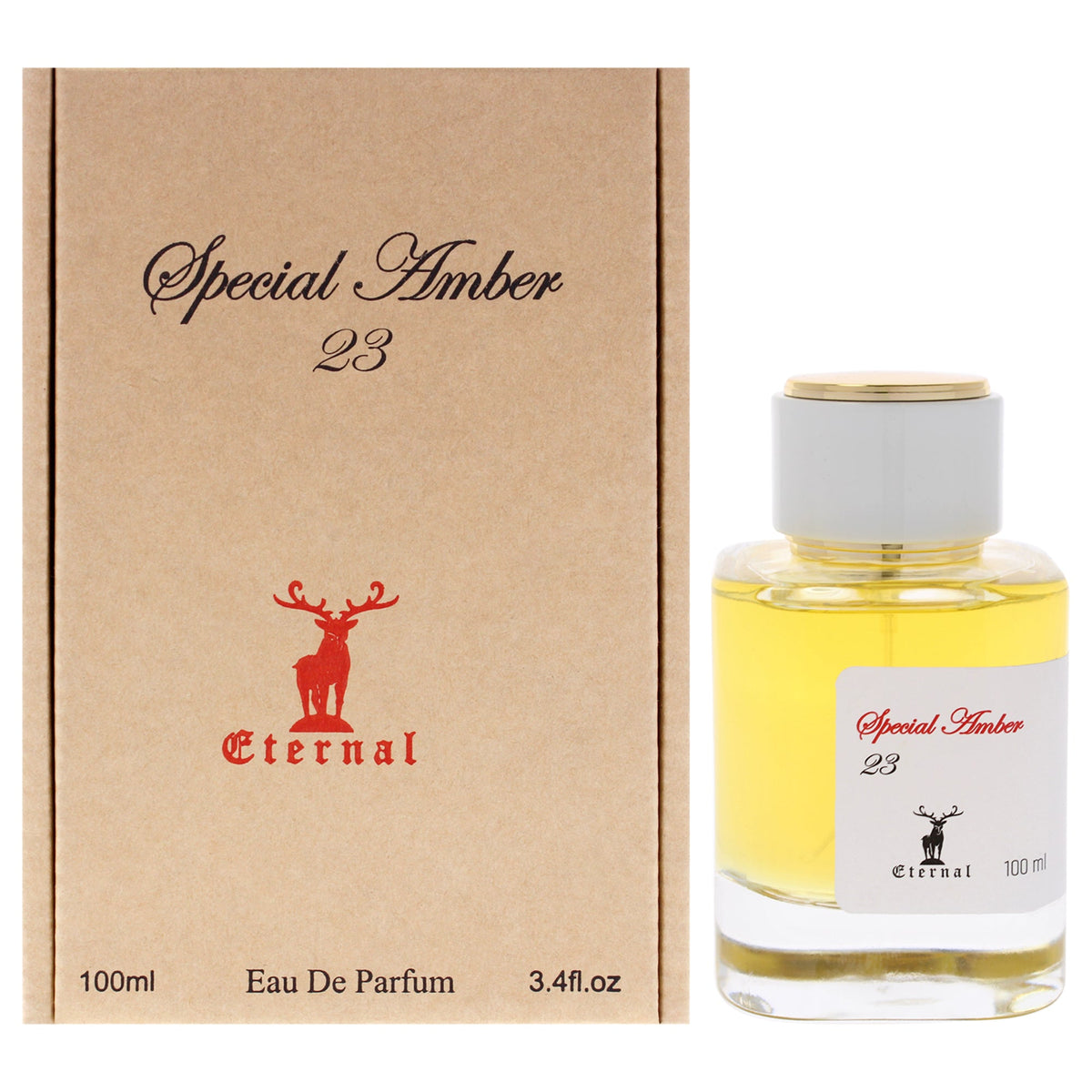 Special Amber 23 Eternal Collection 100ml bottle and box — Style Rule