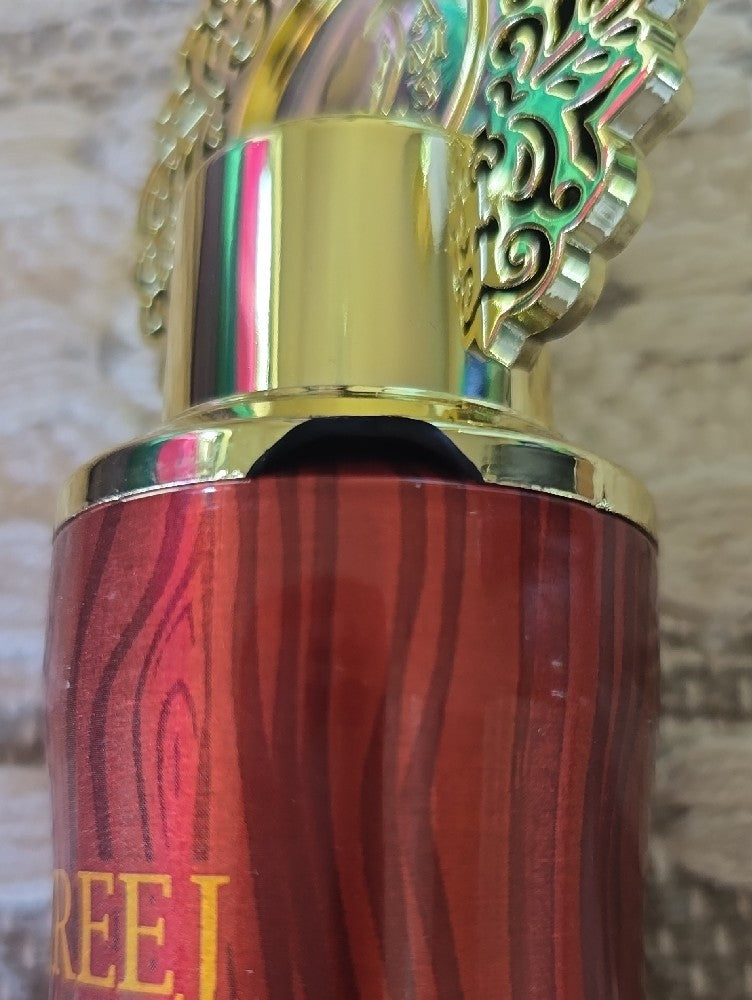 Areej Collection Timber Air Freshener gold filigree cap